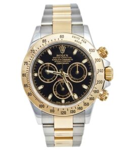Rolex Black Yellow Gold Stainless Steel Cosmograph Daytona 116523 Watch
