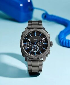 FOSSIL MACHINE CHRONOGRAPH METAL WRIST WATCH (2025)