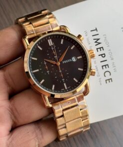 FOSSIL COMMUTER STAINLESS STEEL PREMIUM WATCH