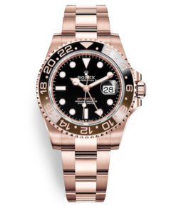 Rolex Root Beer Rose Gold Black Dial