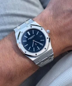 Audemars Piguet AP Royal Oak Silver Blue Metal