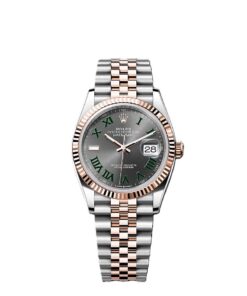 Rolex Datejust Dualtone Grey Dial Metal Watch