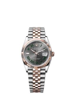 Rolex Datejust Dualtone Grey Dial Metal Watch