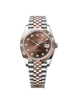 Rolex Datejust Rosegold Gold Diamond Metal Watch
