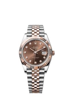 Rolex Datejust Rosegold Gold Diamond Metal Watch