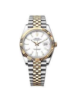 Rolex Datejust Dualtone White Dial Metal Watch