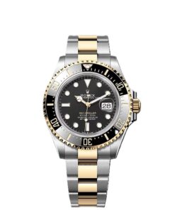 Rolex Sea-Dweller yellow gold Bezel and black dial